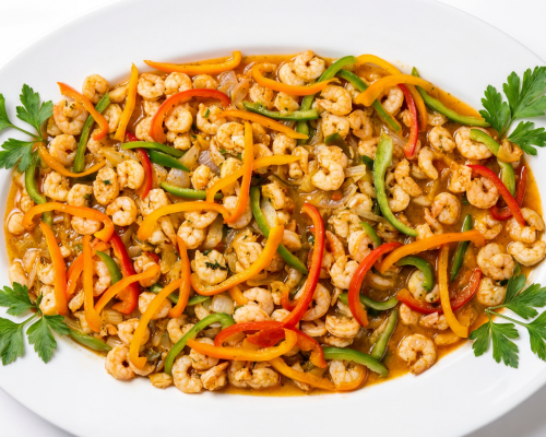 Dishes Final 4- Stew Shrimp Nan Sos (Shrimp in Rich Sauce)